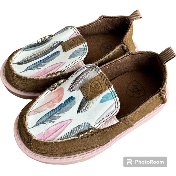 Ariat Other - Ariat Lil Stompers Toddler Girls Anna Cruiser Moccasin Tan Size 5